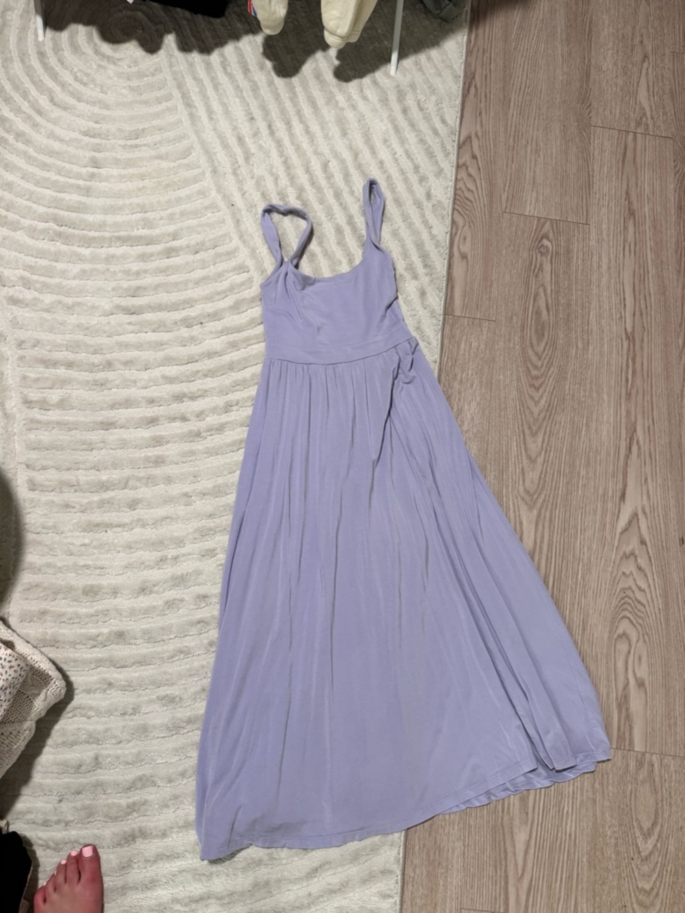 Wilfred Lavender Maxi Dress with Tie Detail